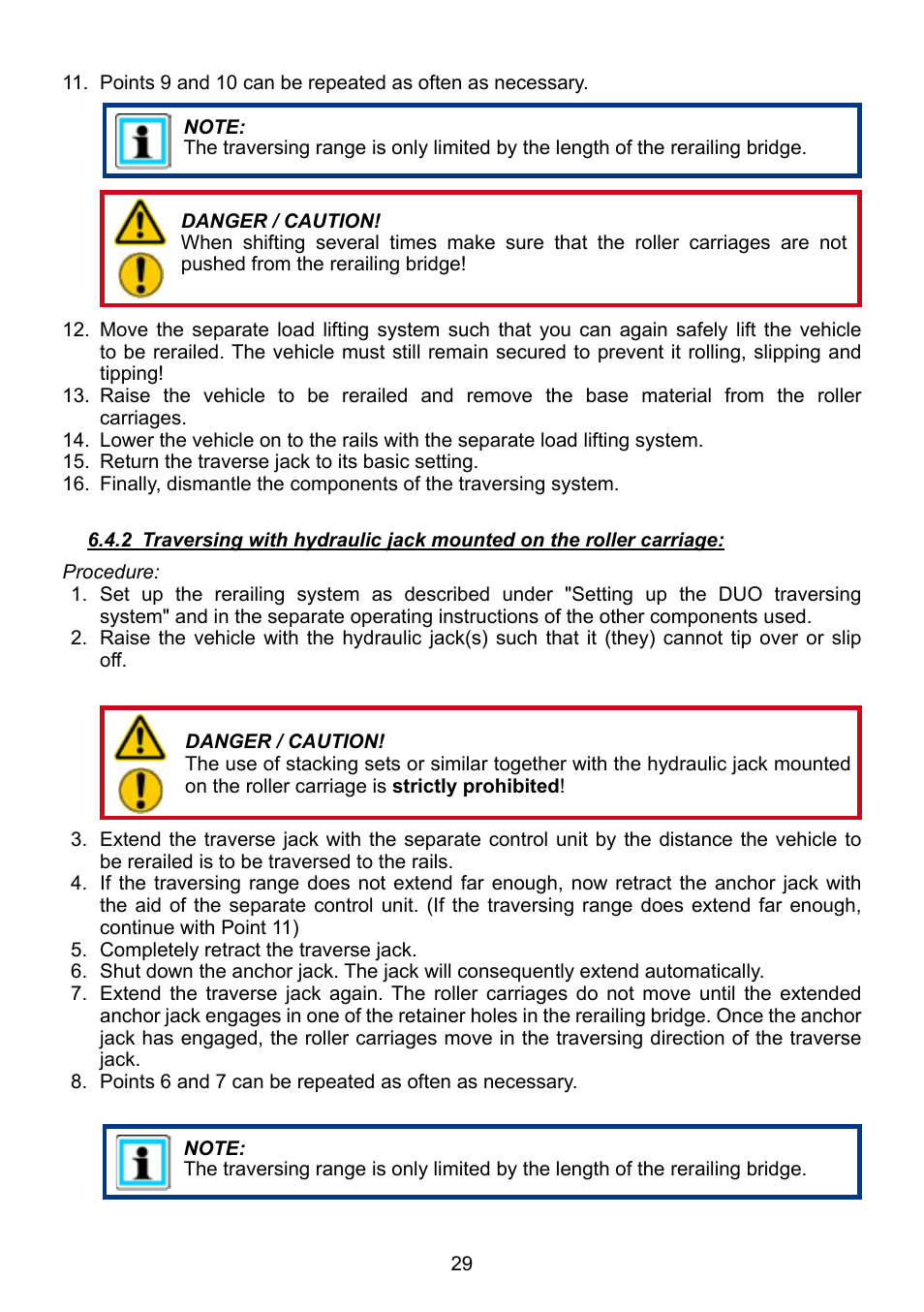Lukas DUO Traversing System User Manual | Page 29 / 44
