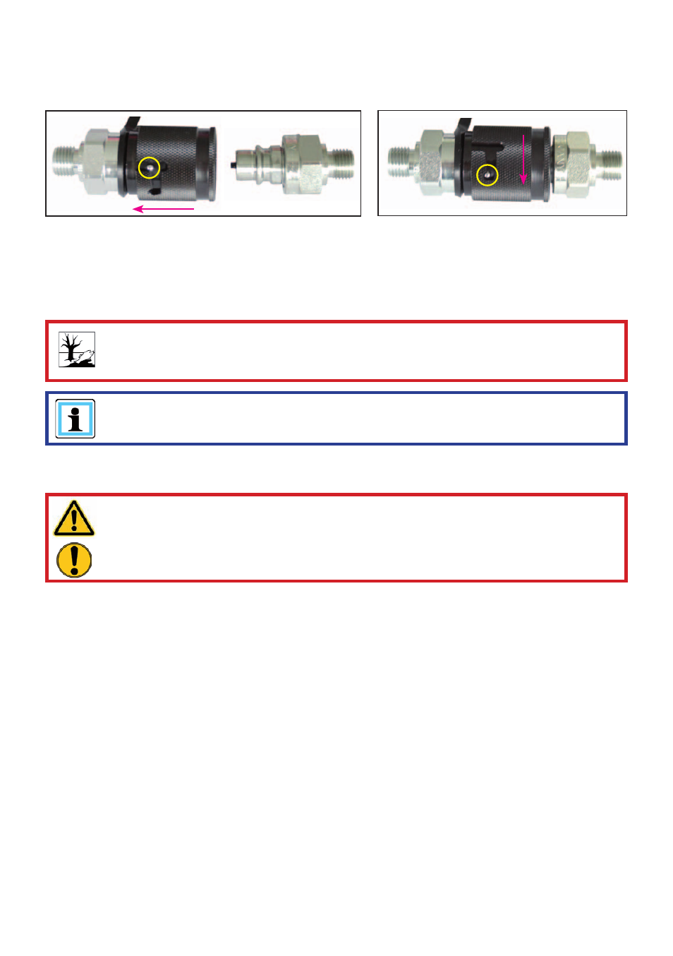 2 coupling the quick-disconnect couplings | Lukas traversing system User Manual | Page 11 / 48