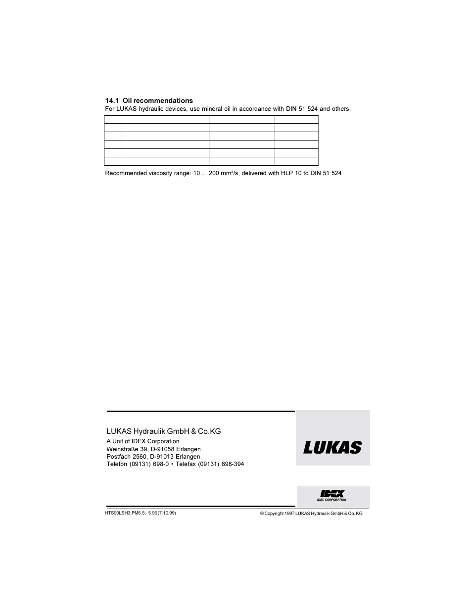 Lukas HTS 90 User Manual | Page 8 / 8