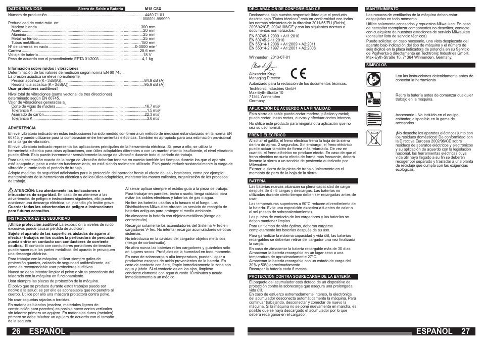 Español | Lukas LES 18 User Manual | Page 14 / 37