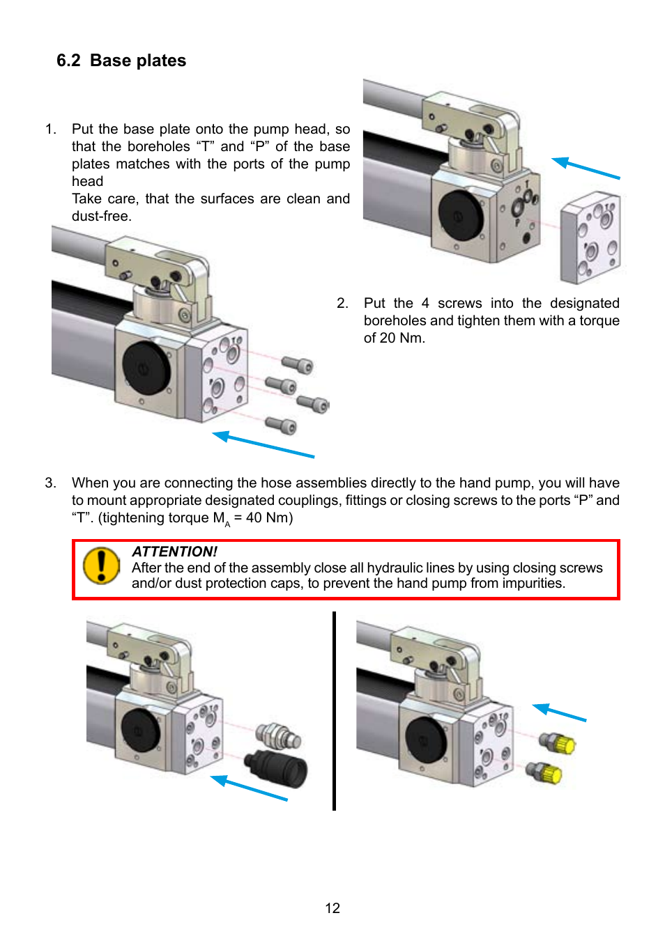 2 base plates | Lukas LH2 User Manual | Page 12 / 44