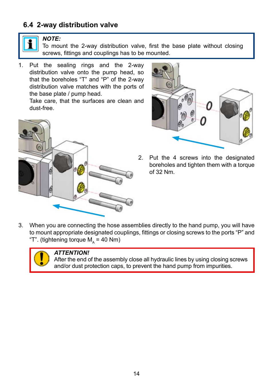 4 2-way distribution valve | Lukas LH2 User Manual | Page 14 / 44