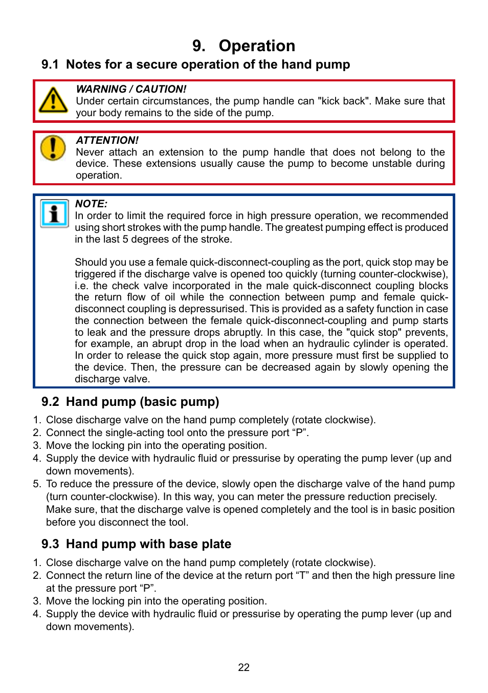 Operation 9 | Lukas LH2 User Manual | Page 22 / 44