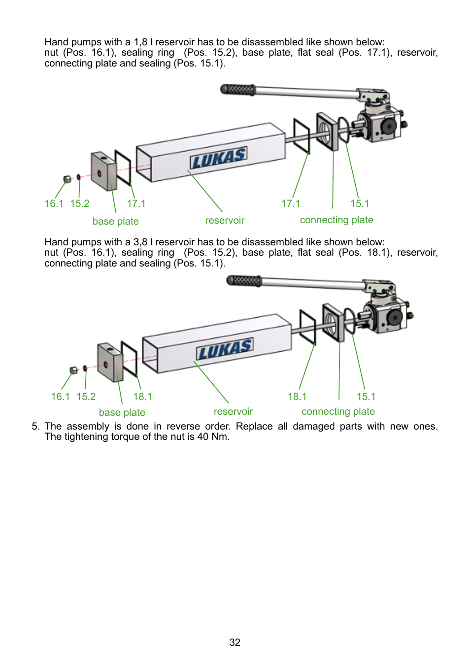 Lukas LH2 User Manual | Page 32 / 44