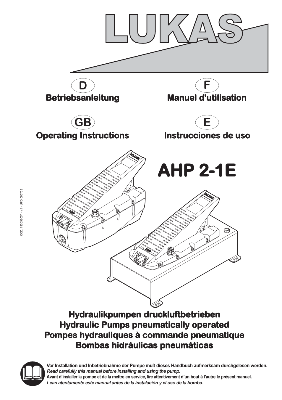 Lukas AHP2-1 User Manual | 42 pages