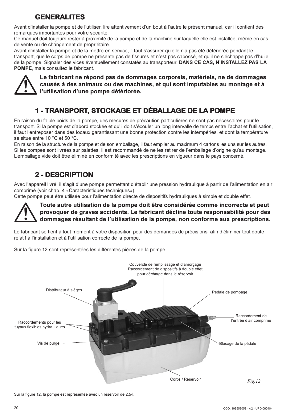 Lukas AHP2-1D User Manual | Page 20 / 40