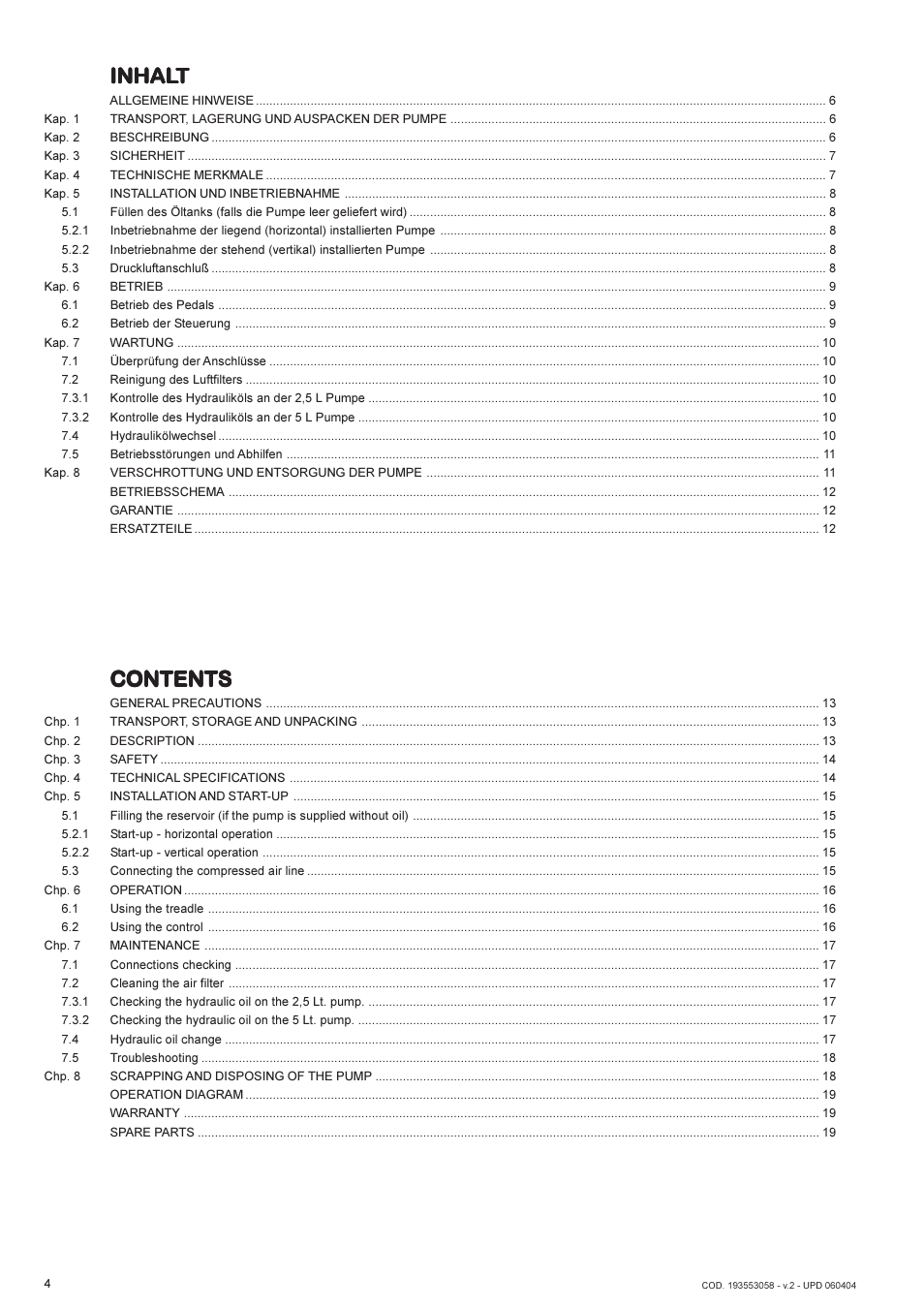Lukas AHP2-1D User Manual | Page 4 / 40
