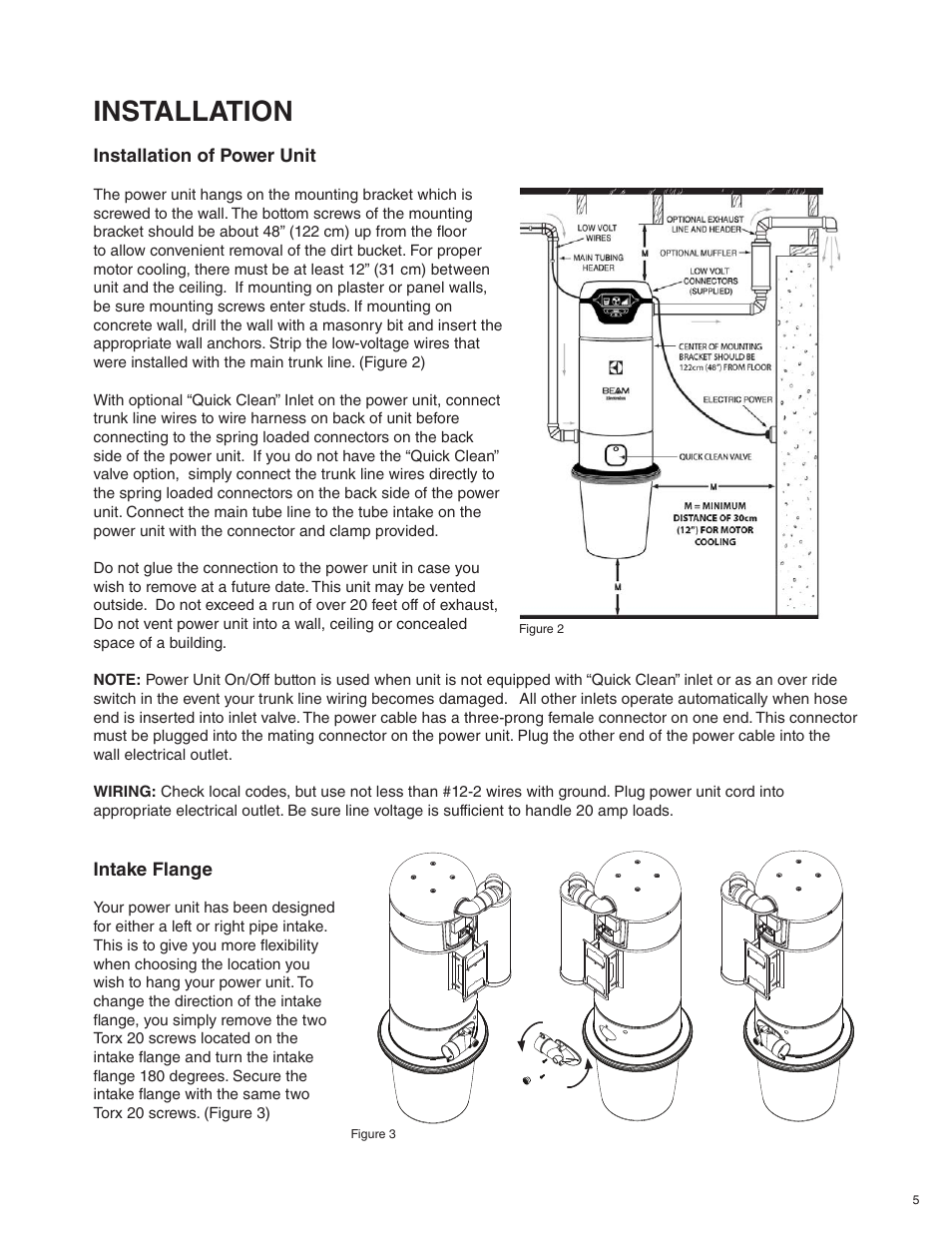 Installation | Beam Electrolux Alliance V.1 User Manual | Page 5 / 36