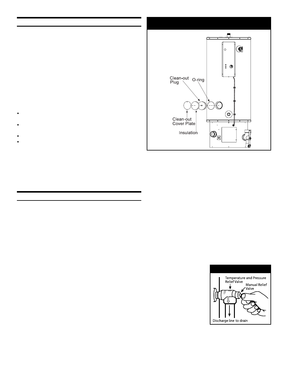 Operational conditions maintenance, Draining and flushing, Temperature and pressure relief valve | Water heater sounds, Safety shut-off (pressure switch), Energy cut-off (eco) | American International PR 100-34 2NV or 2PV User Manual | Page 26 / 32