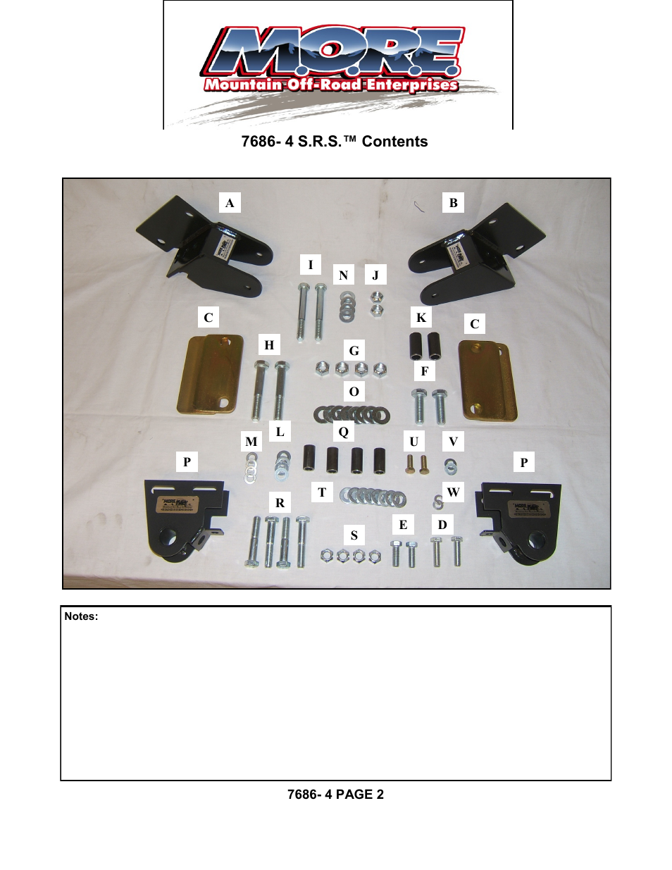 Mountain Off Road 7686-4 User Manual | Page 2 / 8