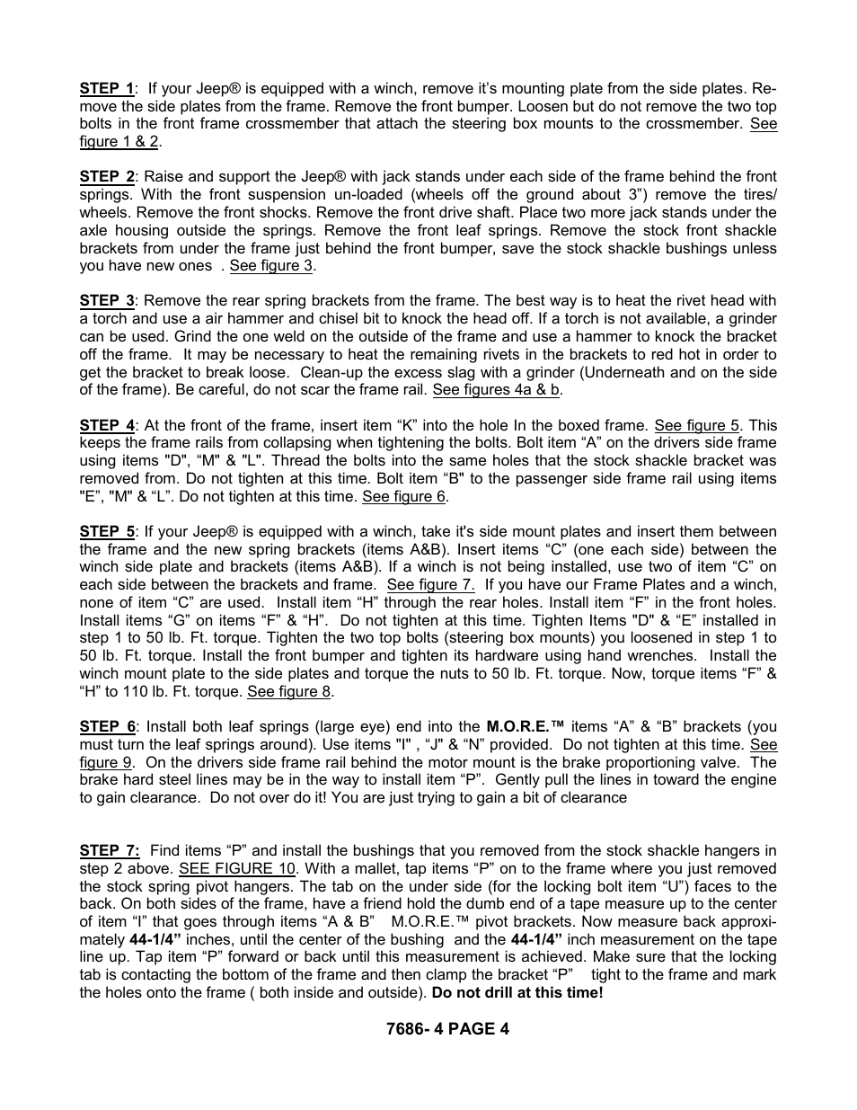Mountain Off Road 7686-4 User Manual | Page 4 / 8