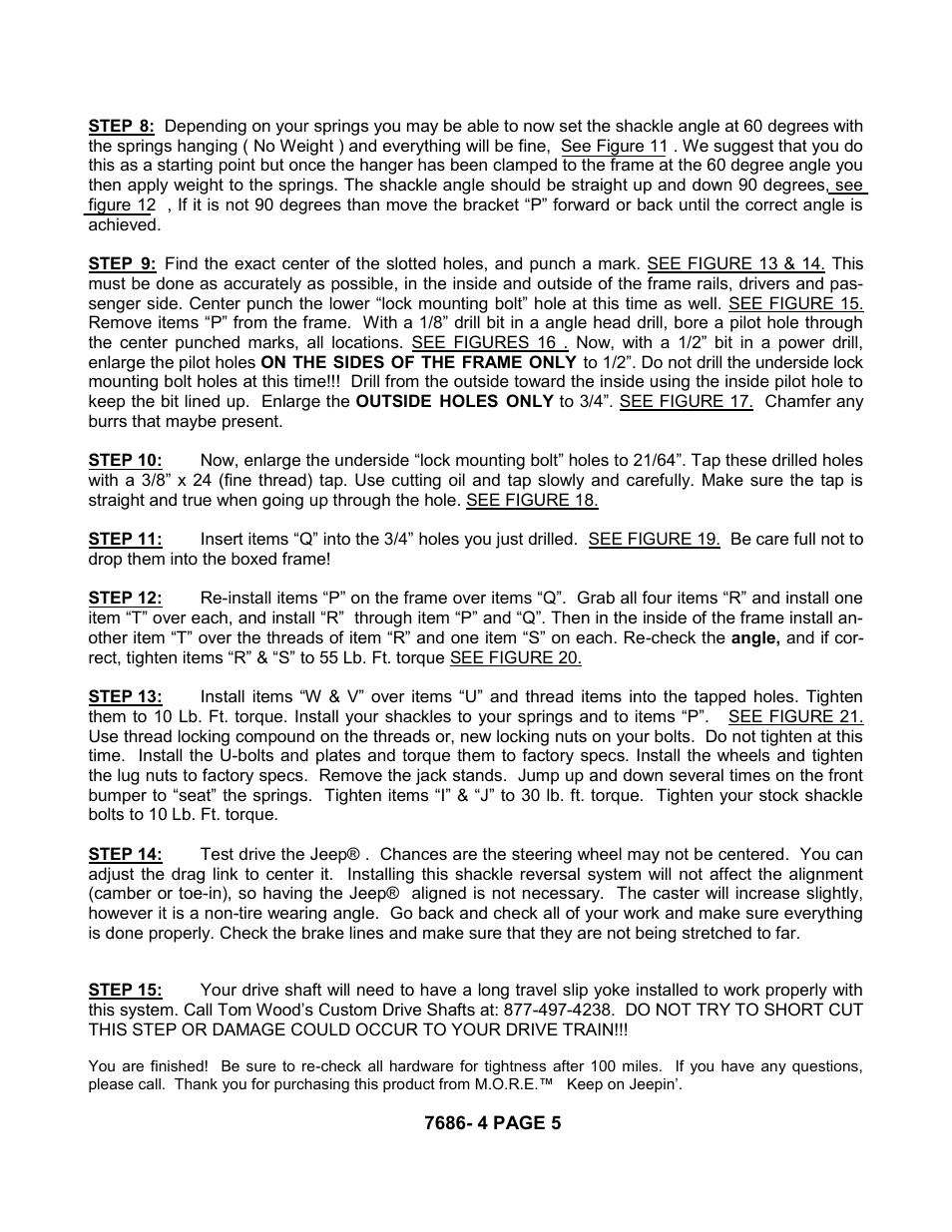 Mountain Off Road 7686-4 User Manual | Page 5 / 8