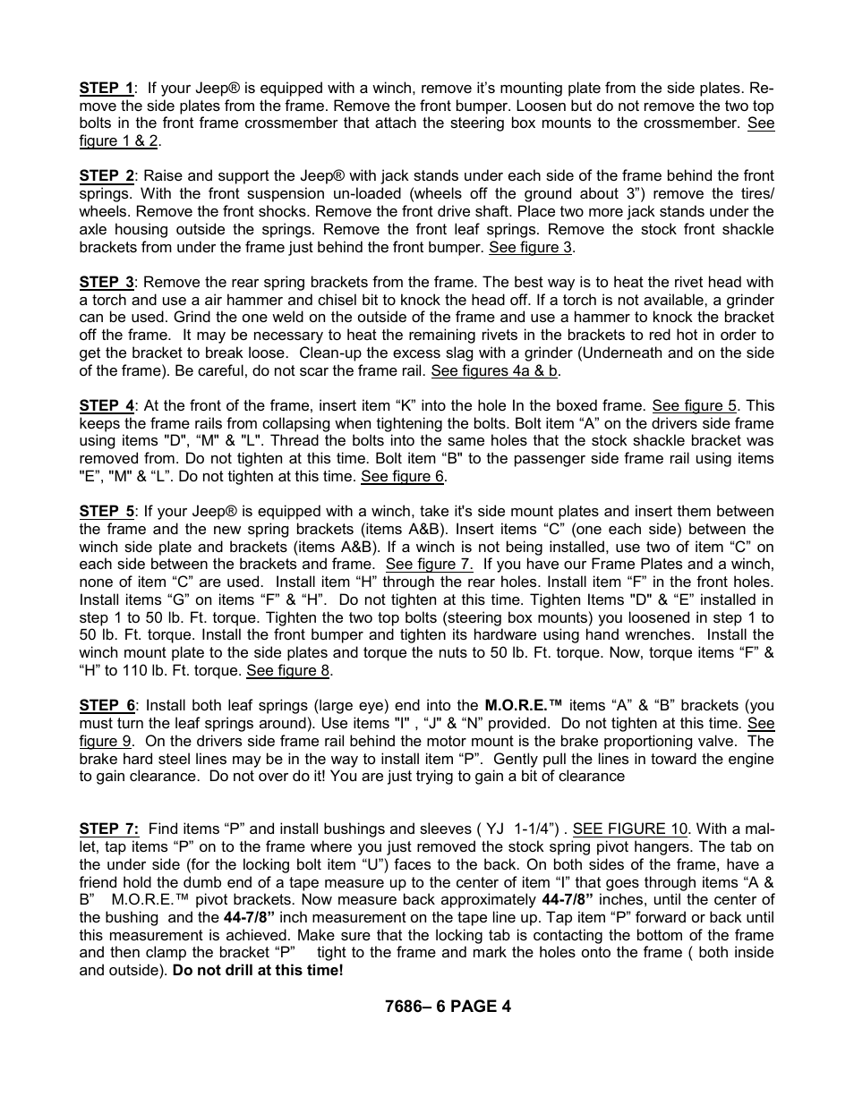 Mountain Off Road 7686-6 User Manual | Page 4 / 8