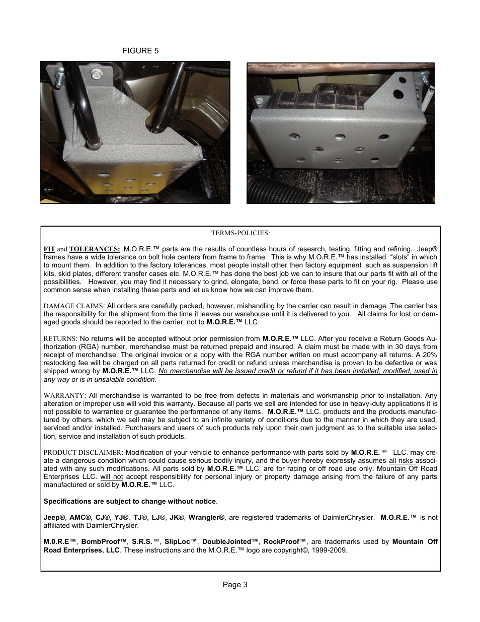 Mountain Off Road JKESP07 User Manual | Page 3 / 3