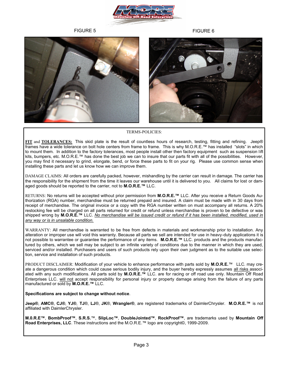Mountain Off Road JKMSP0709 User Manual | Page 3 / 3
