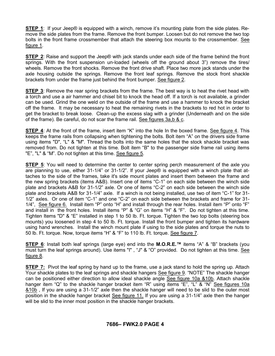 Mountain Off Road 7686-FWK2.0 User Manual | Page 4 / 8