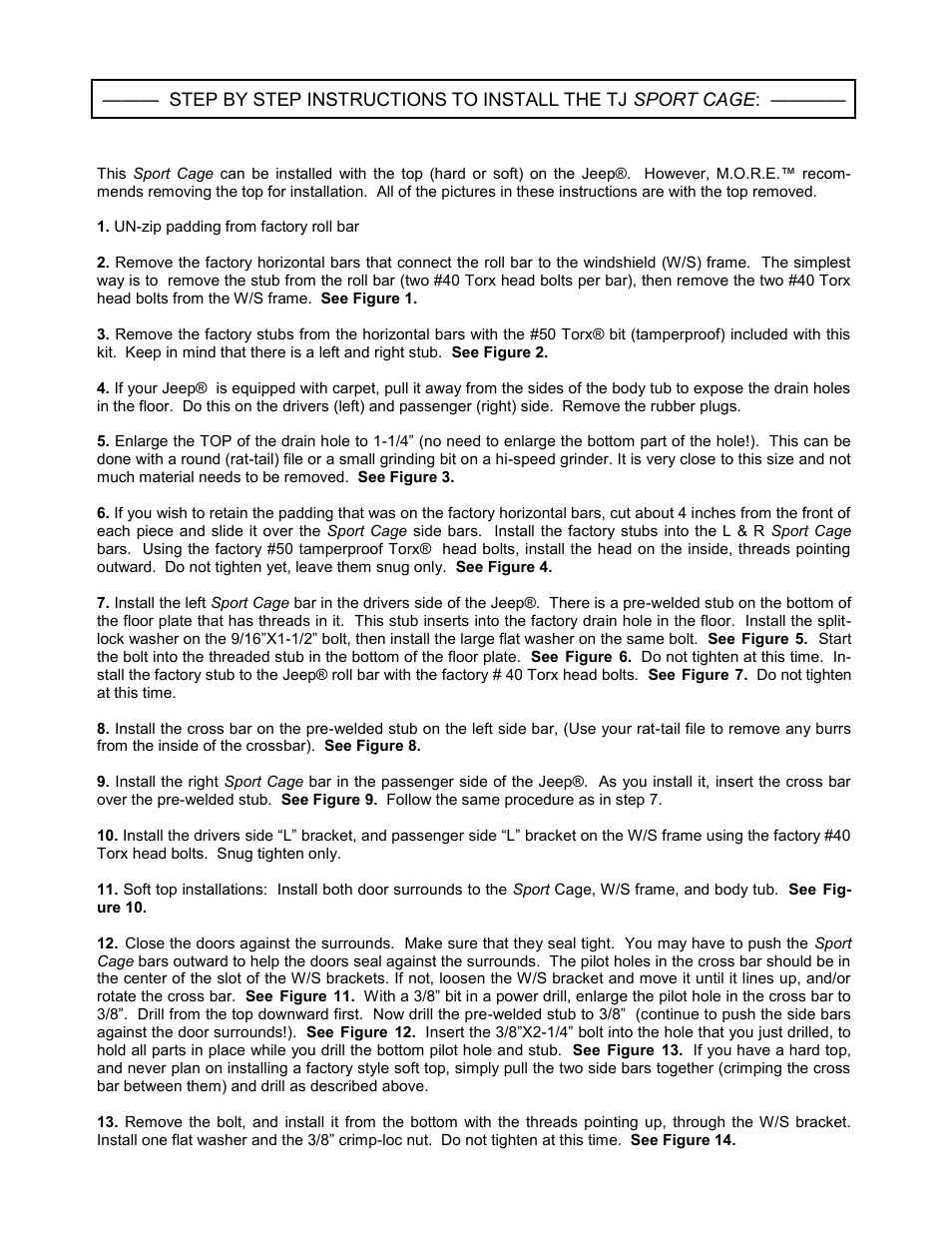 Mountain Off Road WCK200 User Manual | Page 2 / 4