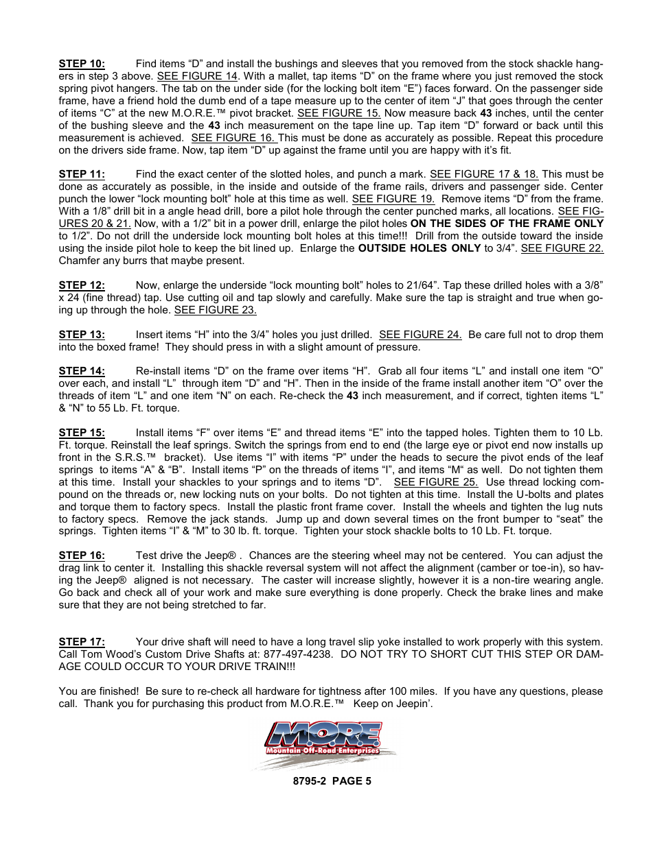 Mountain Off Road 8795-2 User Manual | Page 5 / 9