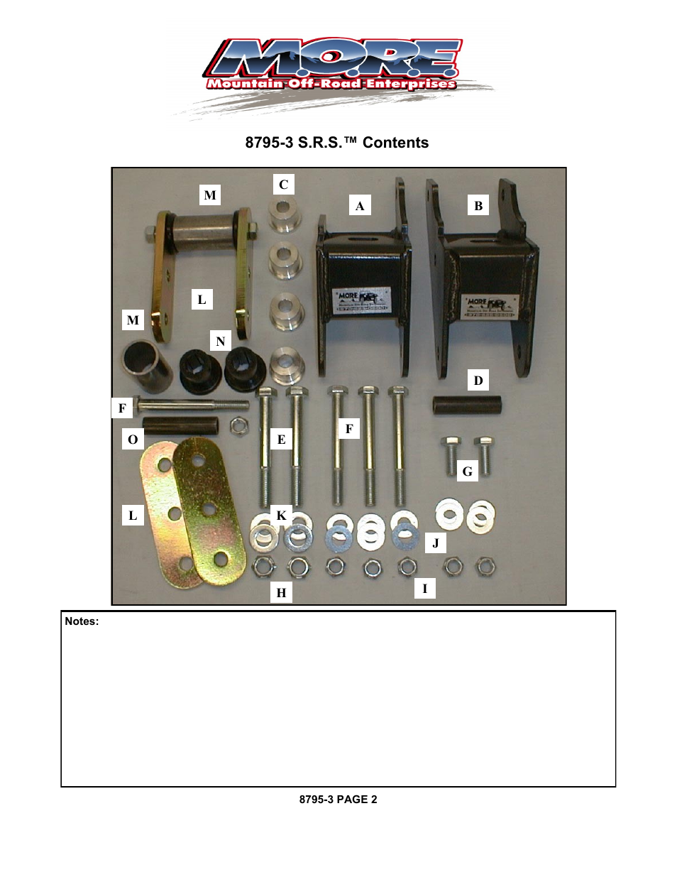 Mountain Off Road 8795-3 User Manual | Page 2 / 9