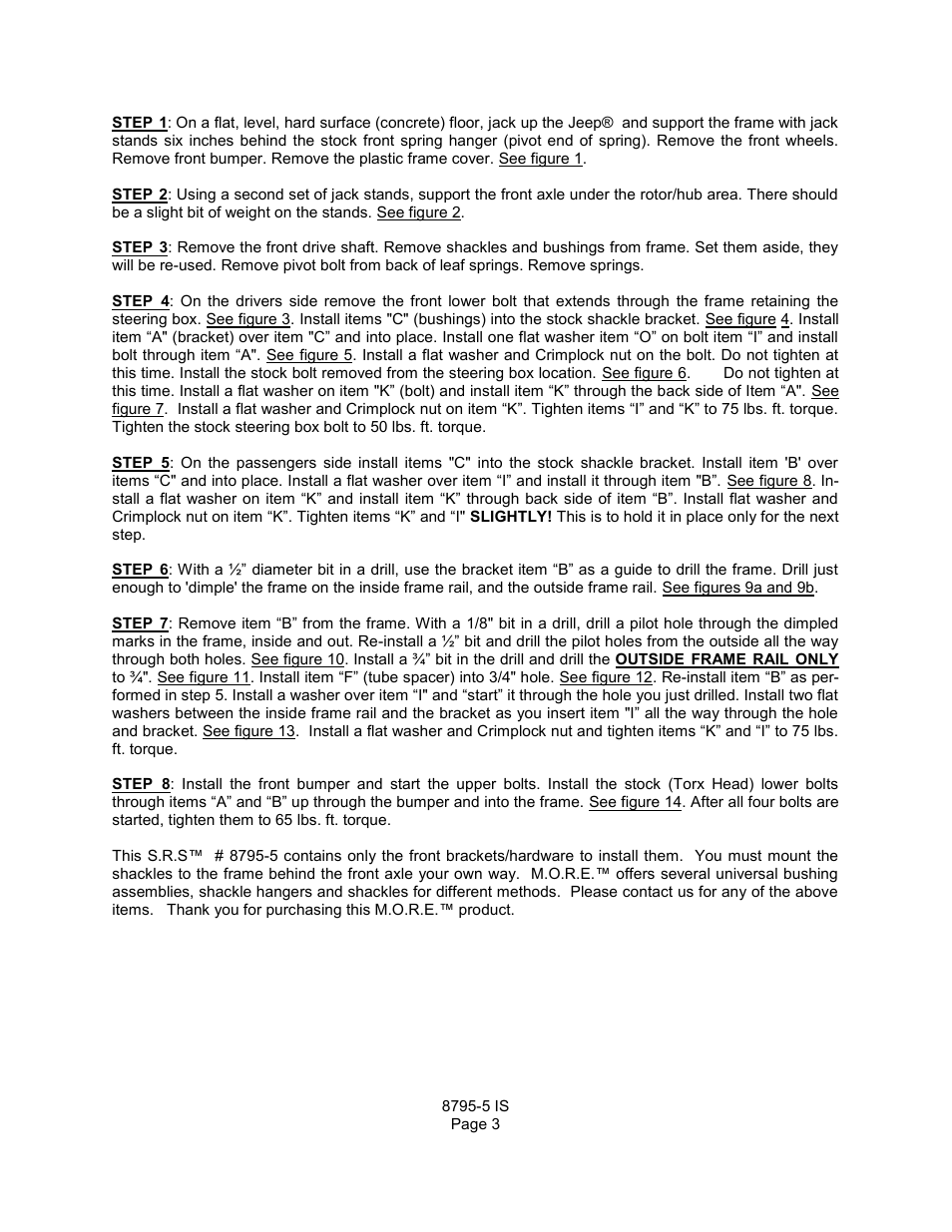 Mountain Off Road 8795-5 User Manual | Page 3 / 6