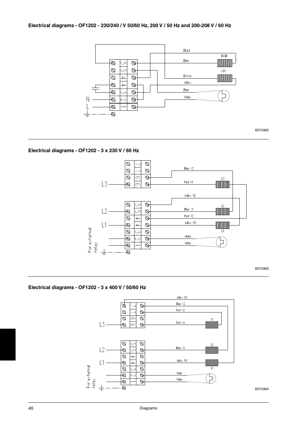 JUN-AIR OF1202 series [no cabinet] User Manual | Page 40 / 60