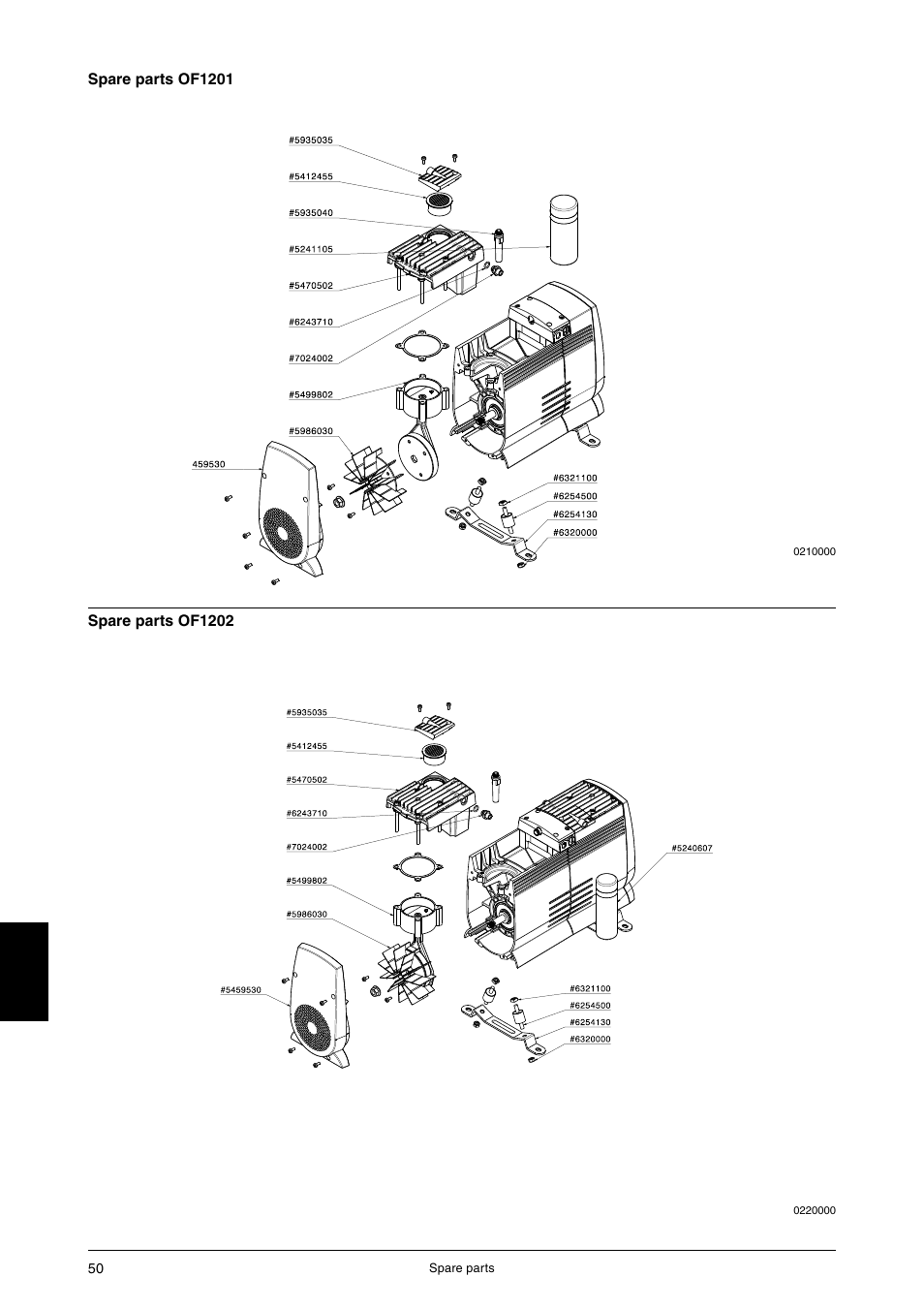 JUN-AIR OF1202 series [no cabinet] User Manual | Page 50 / 60