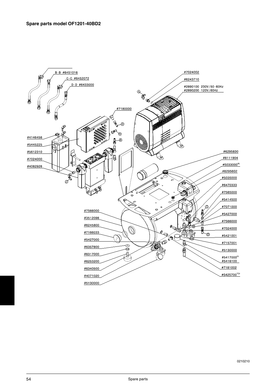 JUN-AIR OF1202 series [no cabinet] User Manual | Page 54 / 60