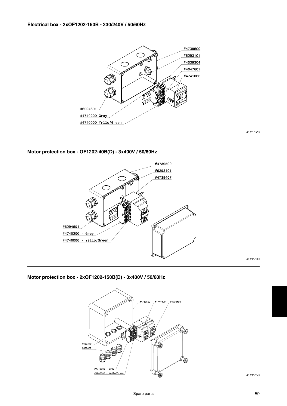JUN-AIR OF1202 series [no cabinet] User Manual | Page 59 / 60