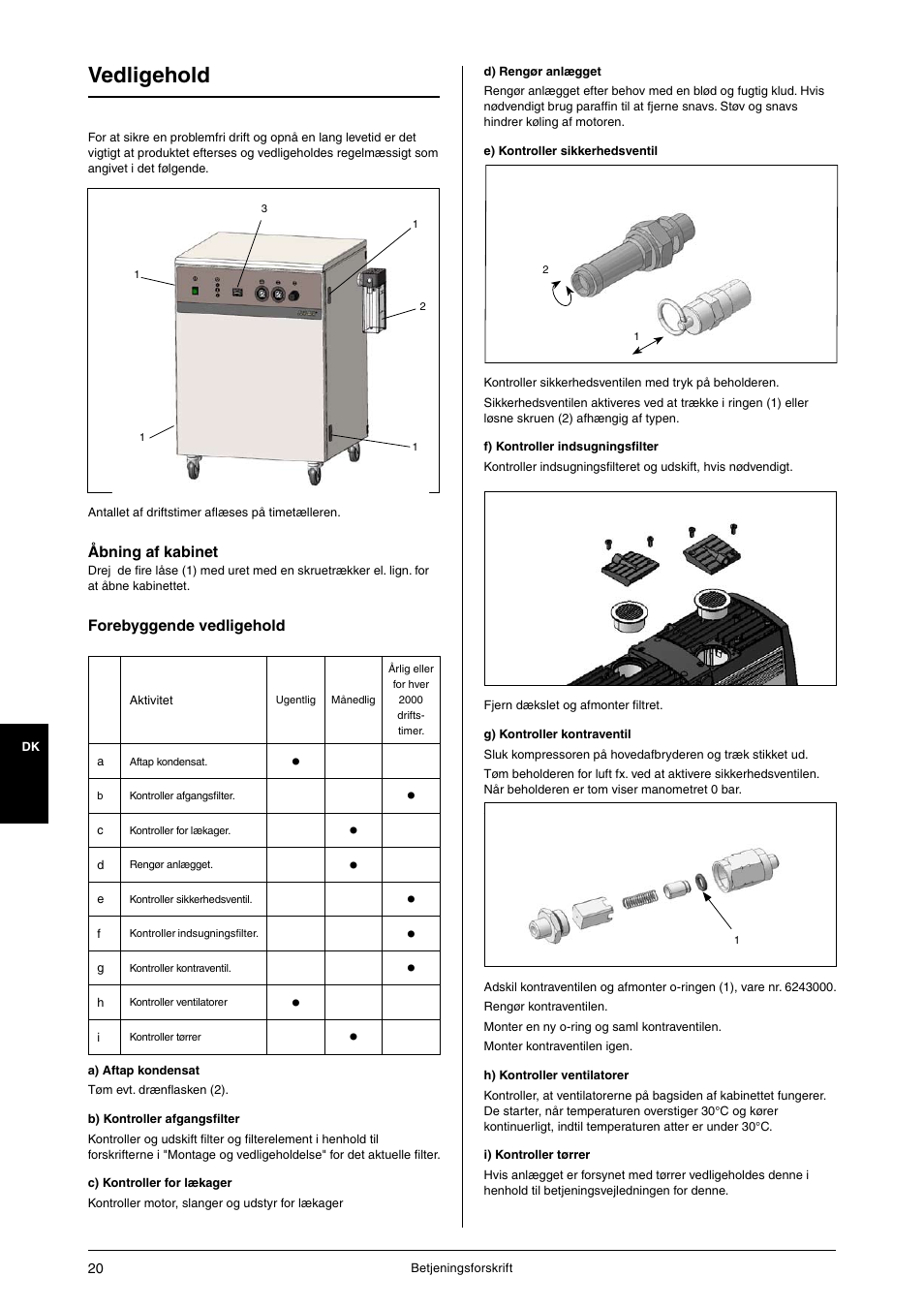 Vedligehold | JUN-AIR OF1202 series [cabinet] User Manual | Page 20 / 44