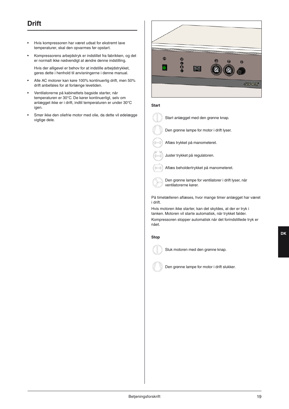 Drift | JUN-AIR OF300 series [cabinet] User Manual | Page 19 / 48