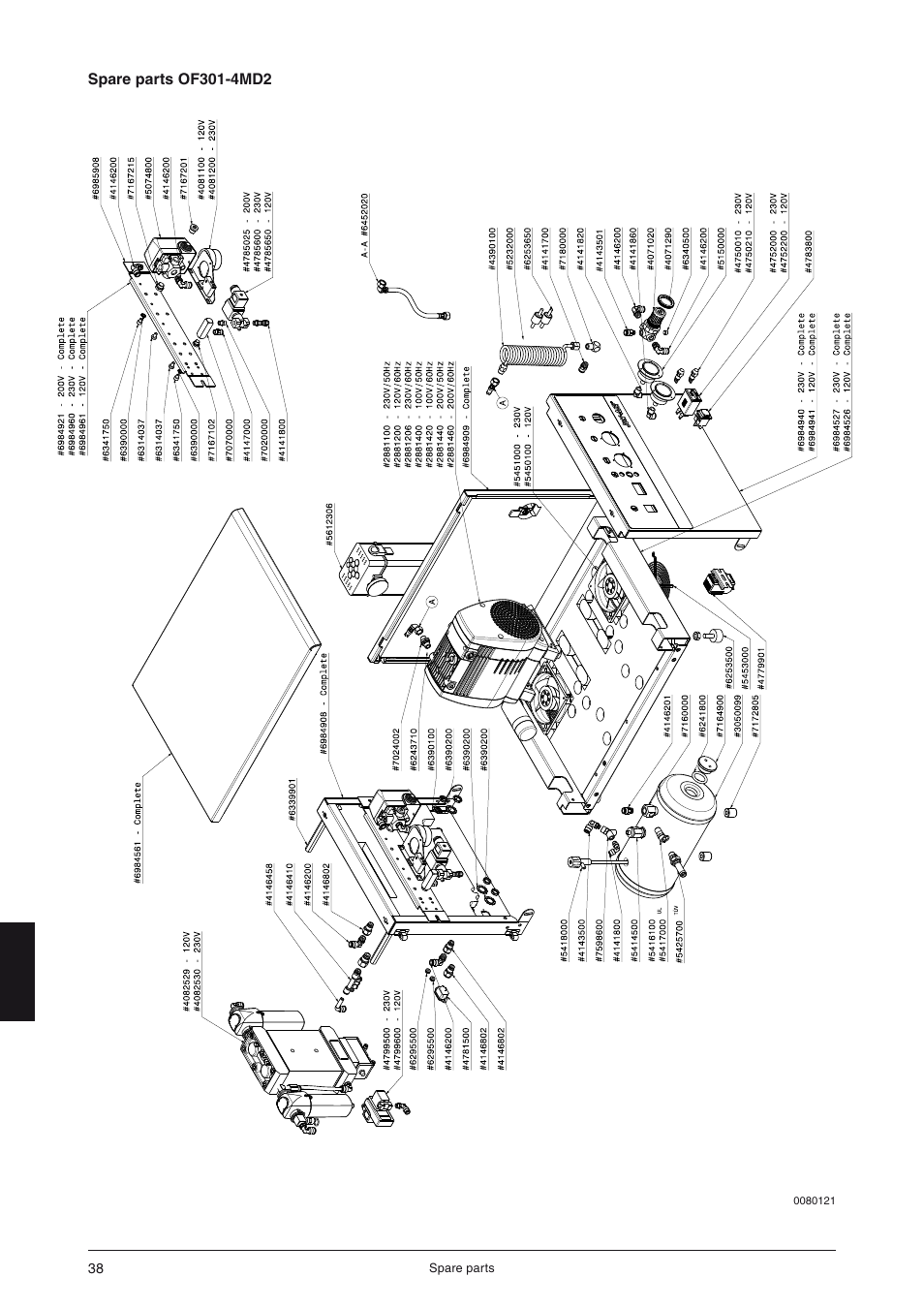 JUN-AIR OF300 series [cabinet] User Manual | Page 38 / 48