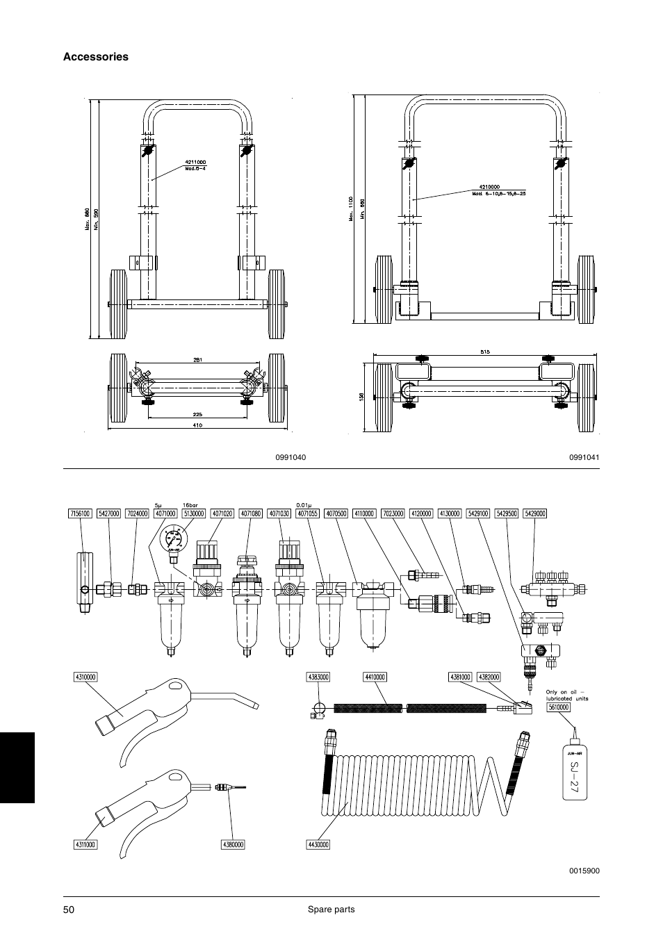Accessories | JUN-AIR 3 series User Manual | Page 50 / 52