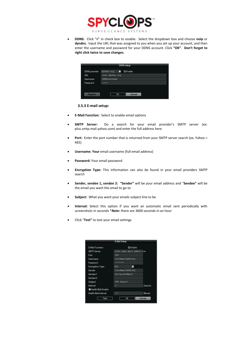 Spyclops SPY-DVR16 User Manual User Manual | Page 11 / 17