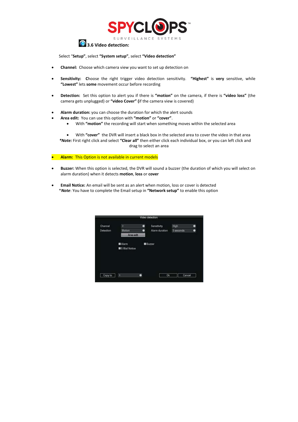 Spyclops SPY-DVR16 User Manual User Manual | Page 12 / 17