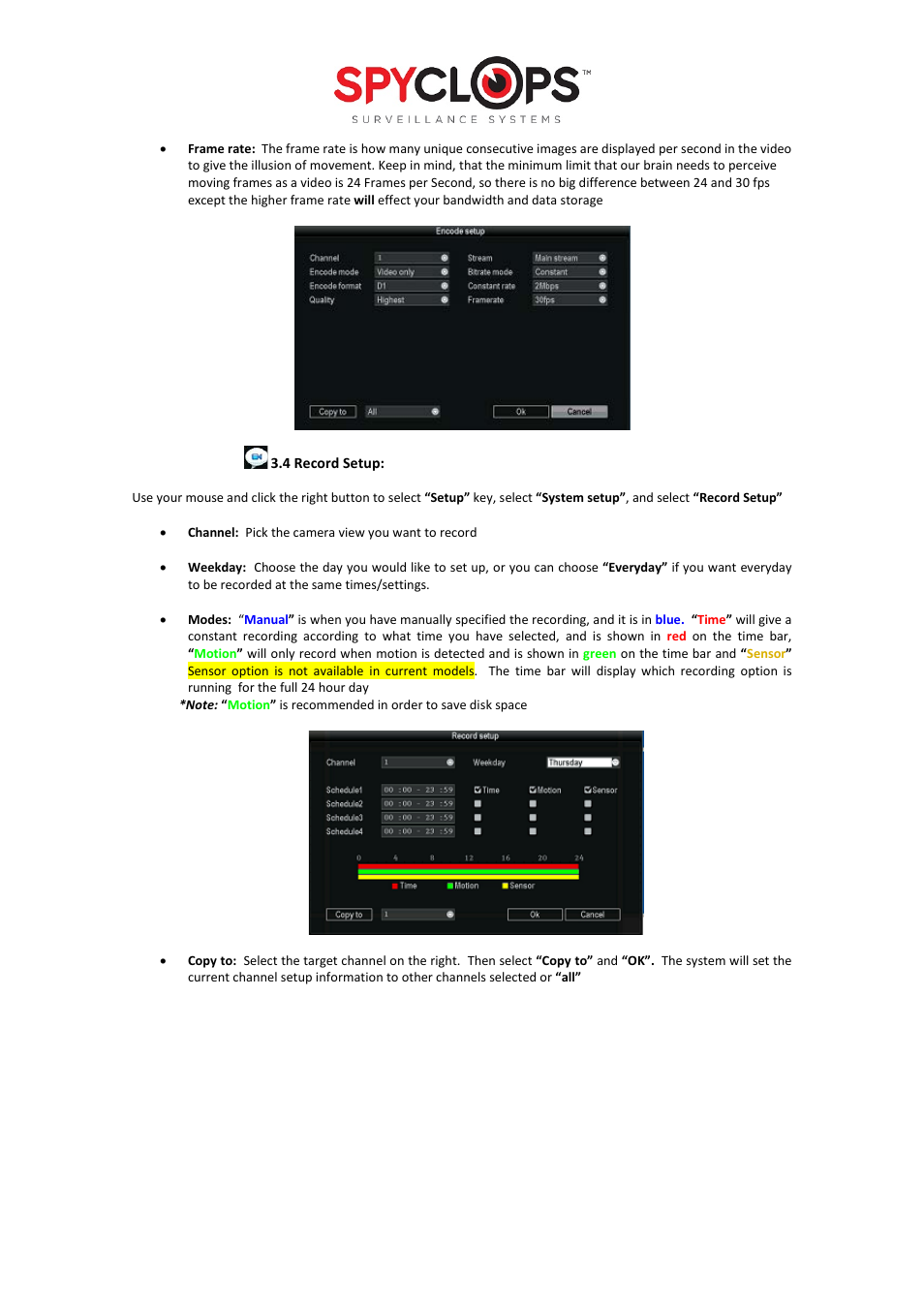Spyclops SPY-DVR16 User Manual User Manual | Page 9 / 17