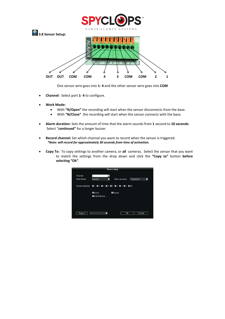 Spyclops SPY-DVR4960 User Manual User Manual | Page 14 / 18