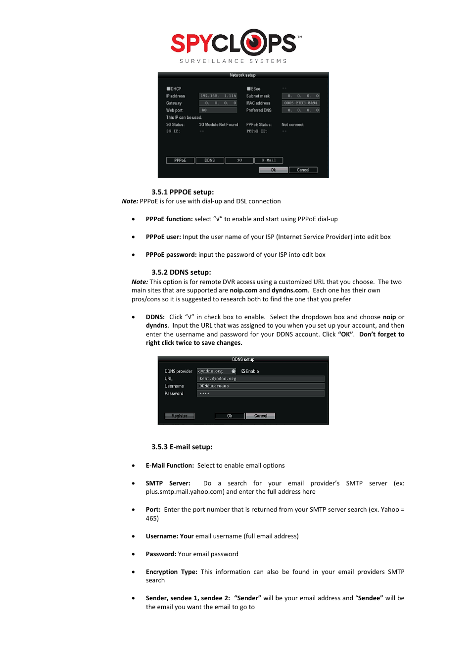 Spyclops SPY-DVR Kit (ALL KITS) User Manual User Manual | Page 10 / 16