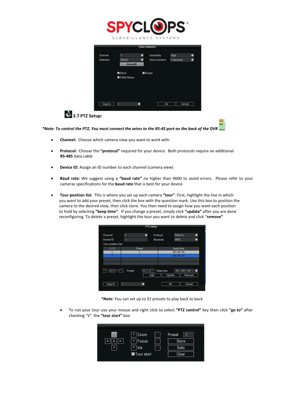 Spyclops SPY-DVR Kit (ALL KITS) User Manual User Manual | Page 12 / 16