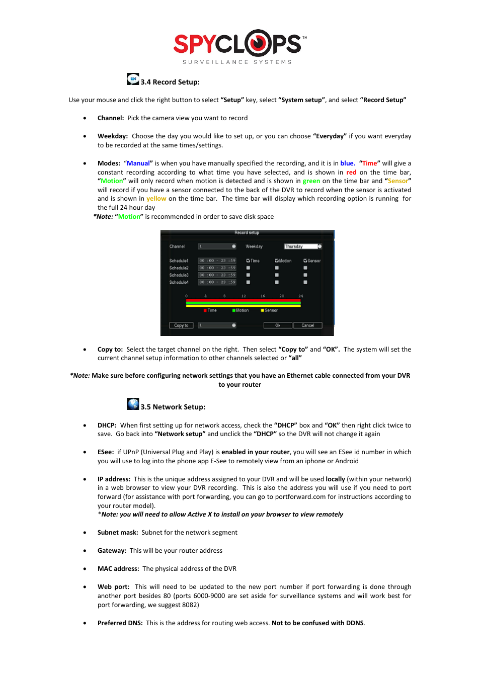 Spyclops SPY-DVR Kit (ALL KITS) User Manual User Manual | Page 9 / 16