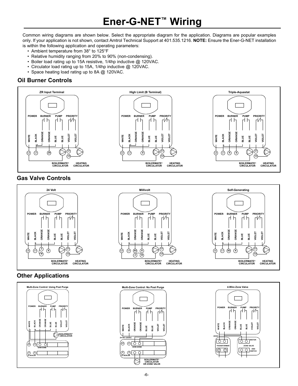 Ener-g-net, Wiring | Amtrol HYDROMAX HM-41L User Manual | Page 6 / 12