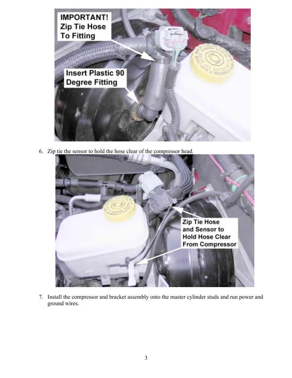 Synergy 4034 - Air Compressor Bracket 12+ JK w/ 3.6L Pentastar User Manual | Page 3 / 4