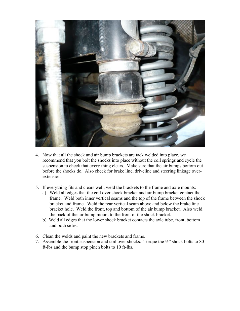 Synergy 5011-03 - Jeep JK Front Air Bump Mounting Kit User Manual | Page 5 / 5