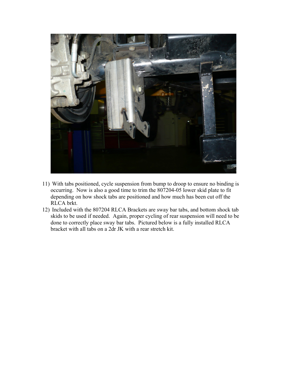 Synergy 5013 - Jeep JK Rear Coilover Kit User Manual | Page 8 / 13