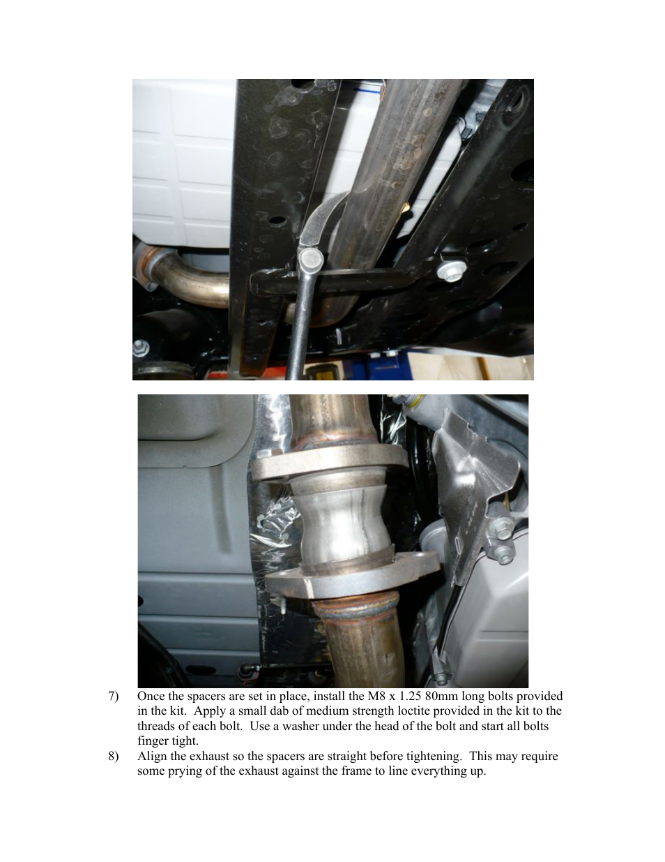 Synergy 5017 - 2012+ Jeep JK Exhaust Spacer Kit User Manual | Page 6 / 9