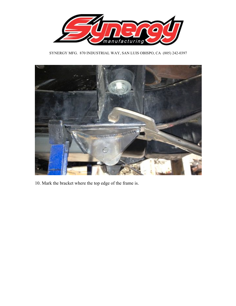 Synergy 5051 - Front 3 Link Kit for Jeep TJ User Manual | Page 3 / 16