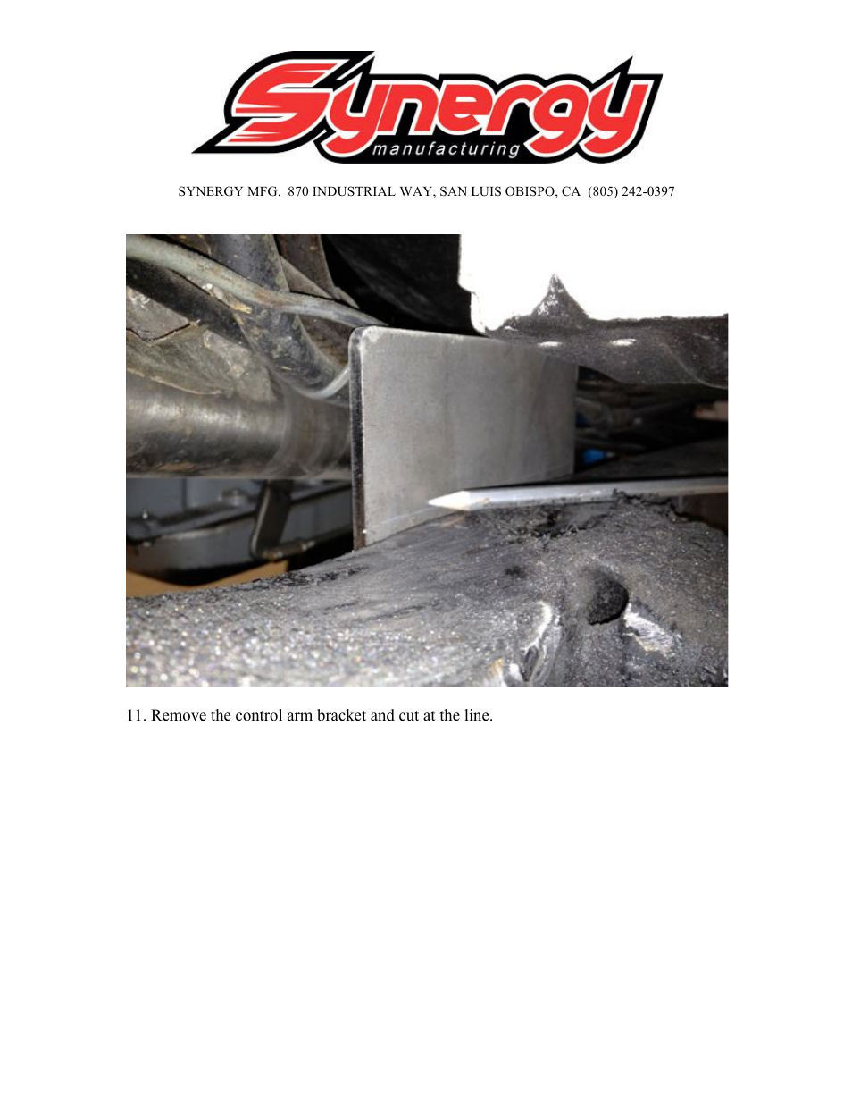 Synergy 5051 - Front 3 Link Kit for Jeep TJ User Manual | Page 4 / 16
