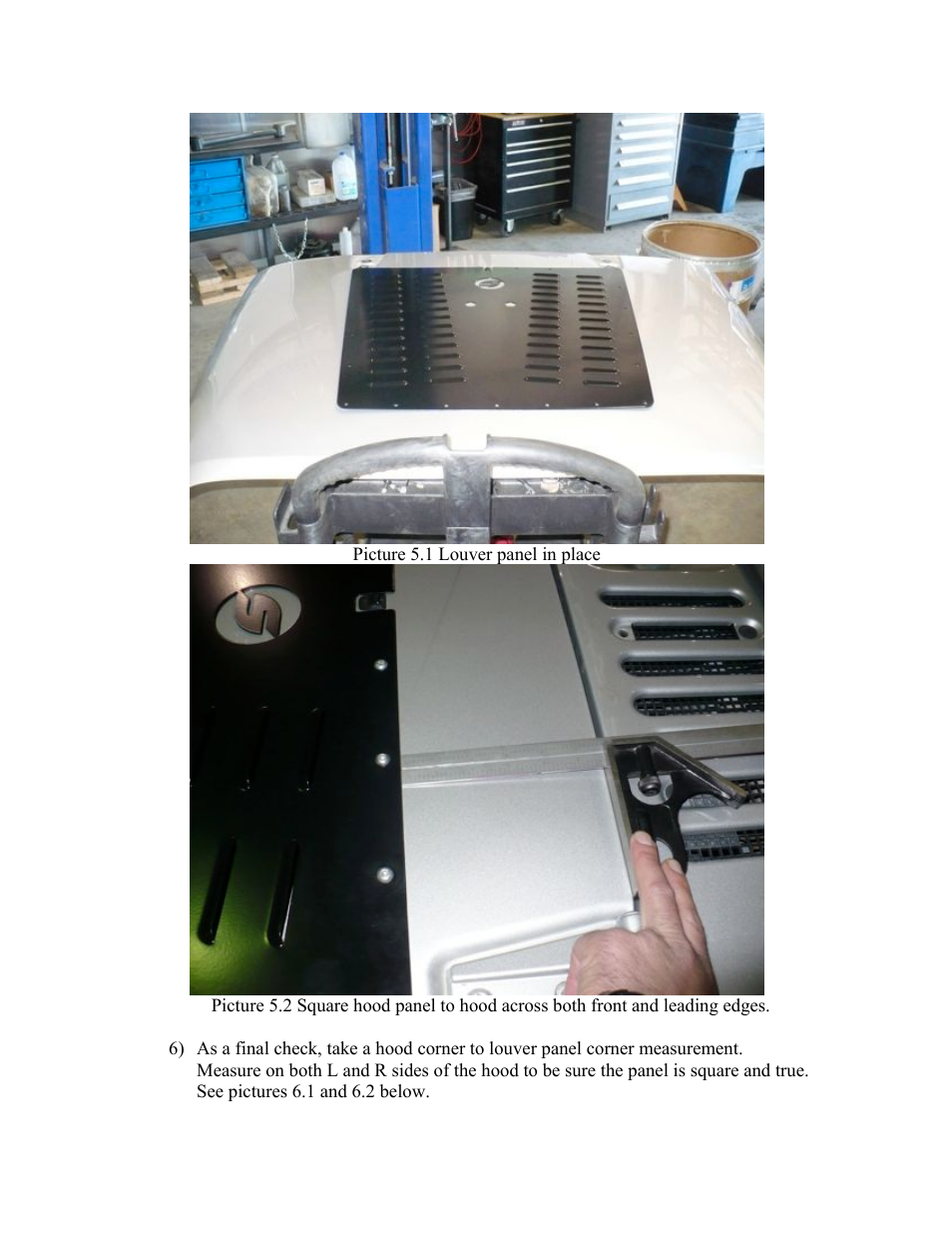 Synergy 5102-0X - Jeep JK Louvered Hood Panel User Manual | Page 4 / 13