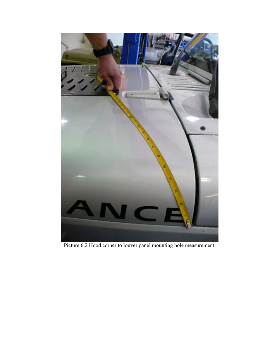 Synergy 5102-0X - Jeep JK Louvered Hood Panel User Manual | Page 6 / 13