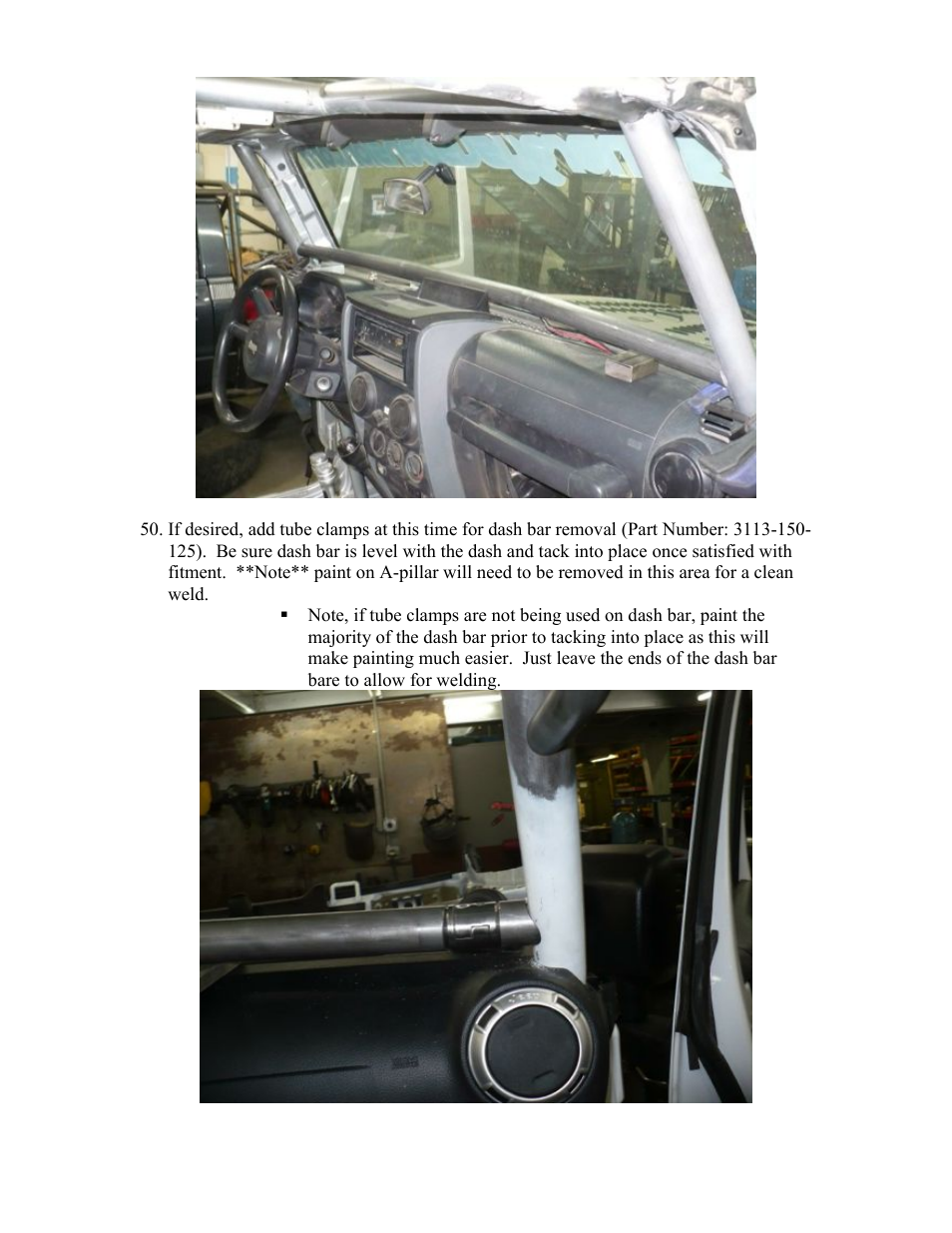 Synergy 5221 - 07-10 Jeep JK 2/4 Door Front Cage Kit User Manual | Page 33 / 51