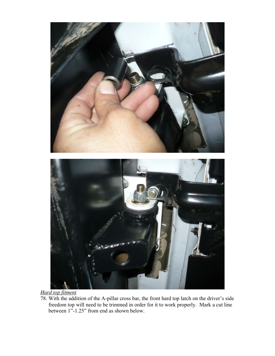 Synergy 5221 - 07-10 Jeep JK 2/4 Door Front Cage Kit User Manual | Page 50 / 51
